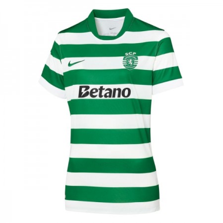 Virallinen pelipaita Sporting CP Koti 2025-26 Lyhythihainen - Naisten Virallinen pelipaita Sporting CP Koti 2025-26 Lyhythihainen - Naisten